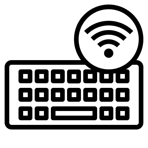 Keyboard keyboard electronics connection icon