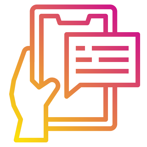 Chat speech bubble conversation smartphone icon Chat speech bubble conversation smartphone icon