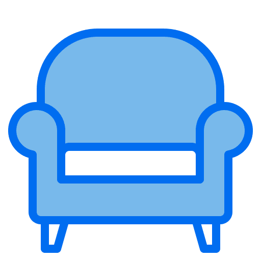 Armchair furniture sofa interior decorating icon