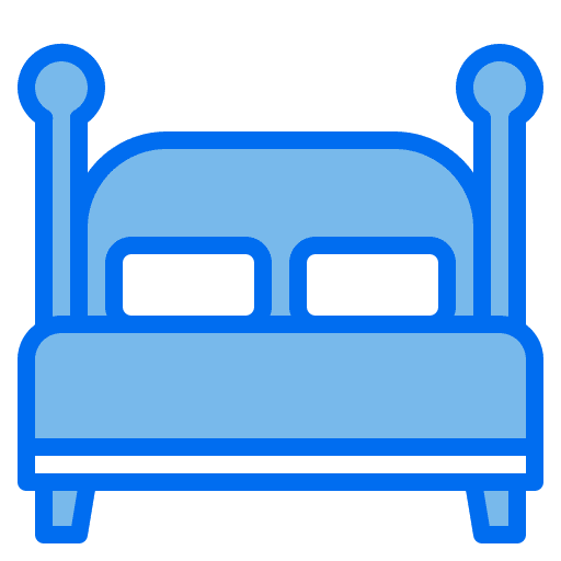 Bed house home living relax icon