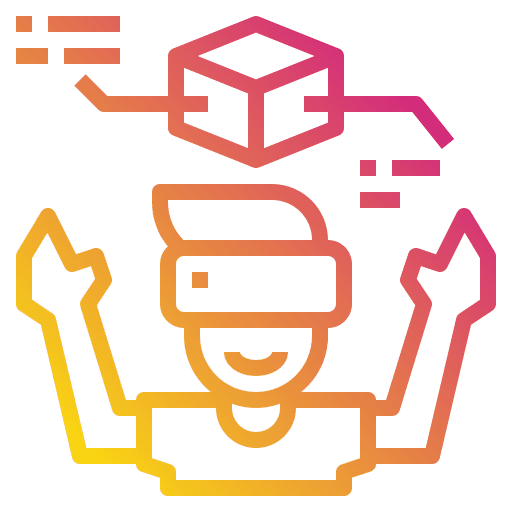 Vr vr glasses electronics user icon Vr vr glasses electronics user icon