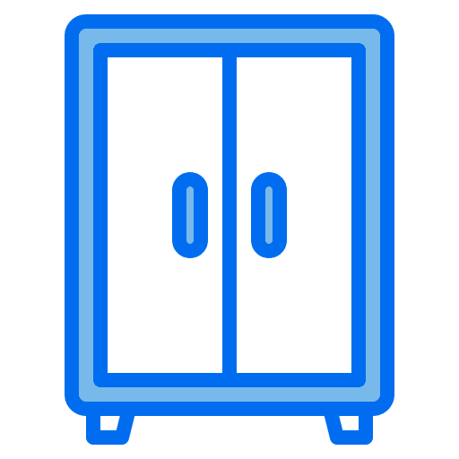 Wardrobe interior decorating furniture wardrobe icon