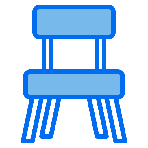 Chair interior decorating furniture and household home living icon Chair interior decorating furniture and household home living icon
