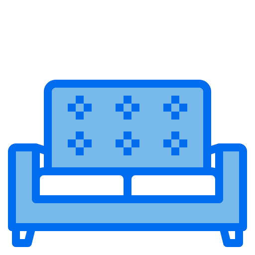 Sofa couch interior decorating comfortable icon Sofa couch interior decorating comfortable icon