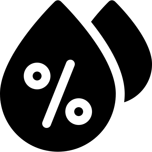 Humidity forecast weather percentage icon