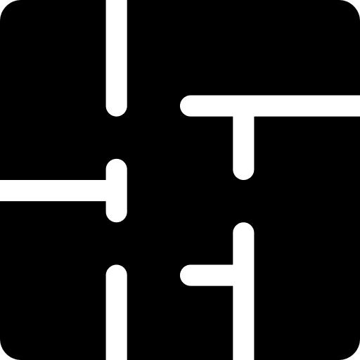 Floor plan furniture and household floor icon