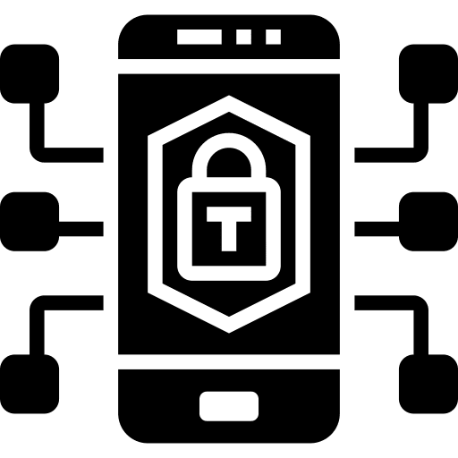 Secure password app electronics icon