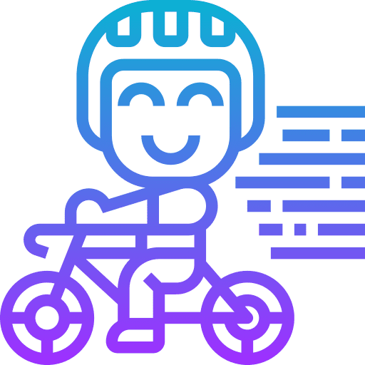 Cyclist bicycle man cyclist icon