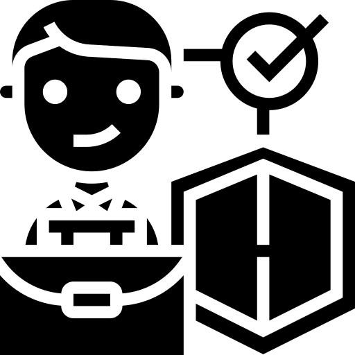 Indemnity suitcase indemnity insurance icon