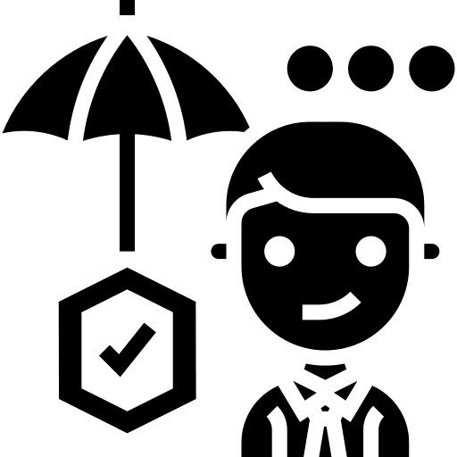 Insurance company protection security insurance company icon