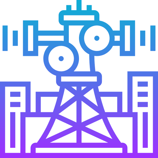 Antenna interview broadcasting technology icon