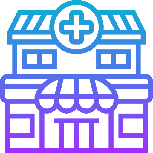 Clinic clinic hospital building healthcare and medical icon Clinic clinic hospital building healthcare and medical icon