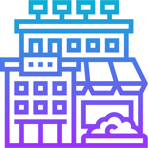 Hostel architecture and city accomodation vacations icon Hostel architecture and city accomodation vacations icon