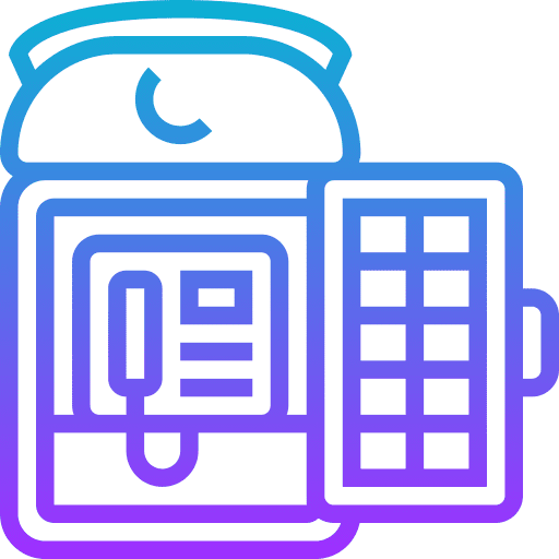 Payphone phone call communication architecture and city icon Payphone phone call communication architecture and city icon