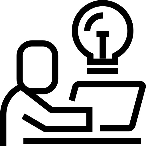 Idea working network app icon