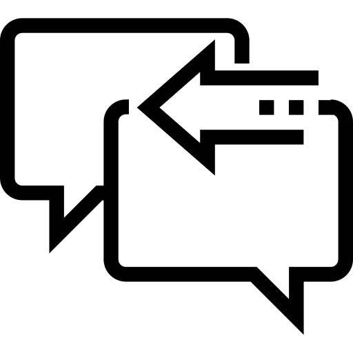 Feedback chat assistance question icon Feedback chat assistance question icon