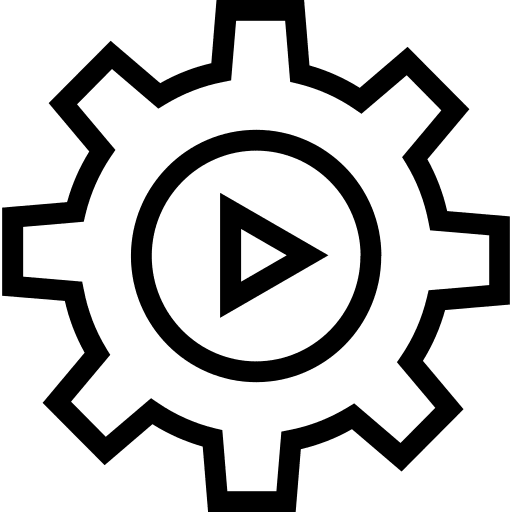 Video video setting streaming icon Video video setting streaming icon