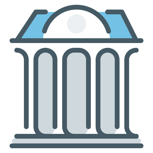 Bank banking bank finance icon