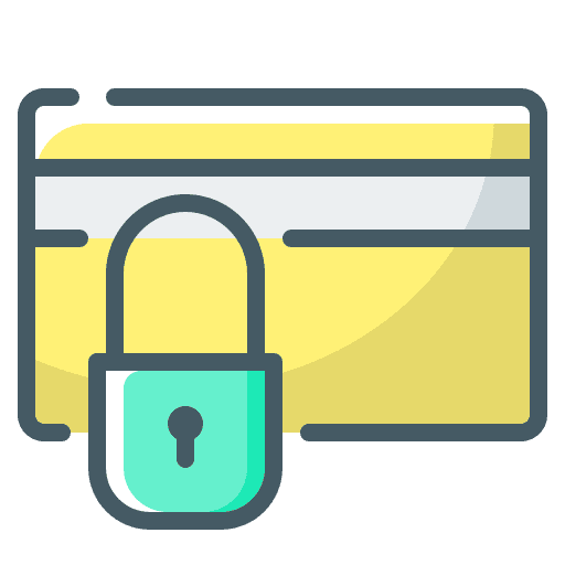 Lock padlock business and finance lock icon