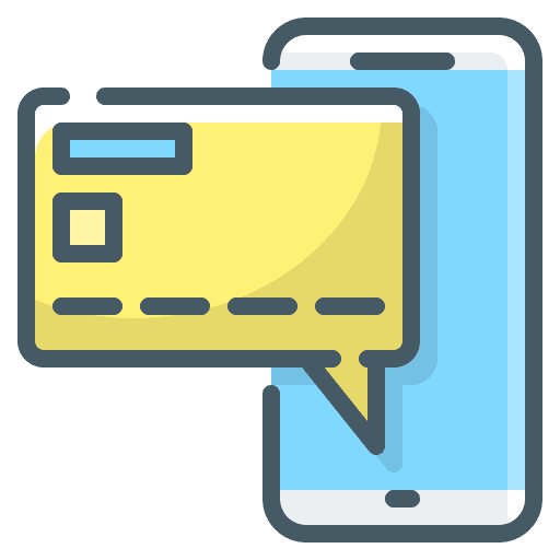 Mobile banking business and finance payment method pay card icon Mobile banking business and finance payment method pay card icon