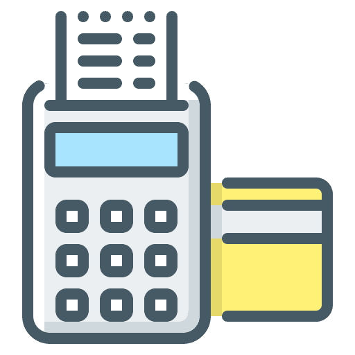 Order order pos terminal ticket icon
