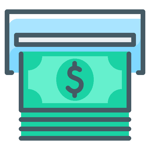 Atm machine cash withdrawal withdraw atm icon Atm machine cash withdrawal withdraw atm icon