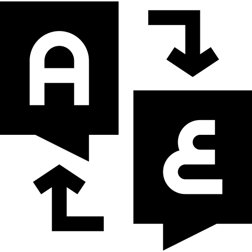 Translation arabic translation english icon
