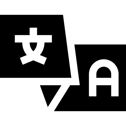 Translator communication languages communications icon