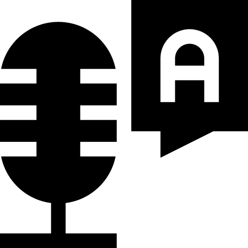 Voice technology voice record voice icon