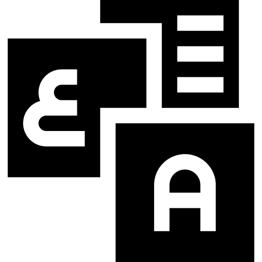 Translation professions and jobs communications translation icon Translation professions and jobs communications translation icon