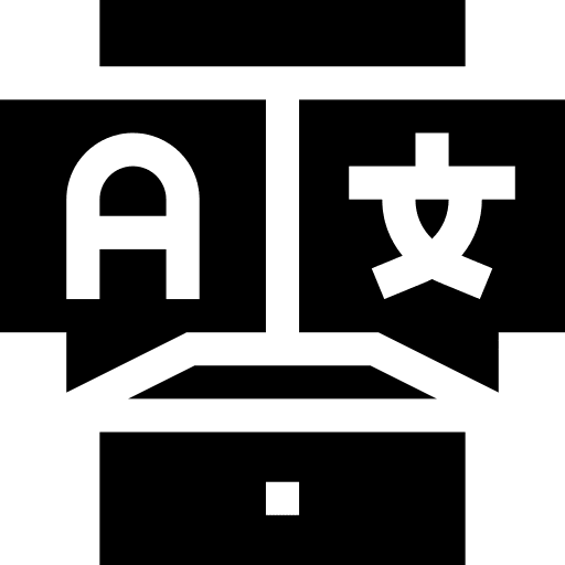 Translator education translator mobile app icon Translator education translator mobile app icon