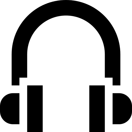 Headphones device communications headphones icon Headphones device communications headphones icon