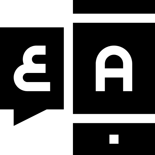Translator translate electronics sensor icon Translator translate electronics sensor icon
