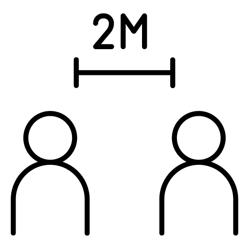 Social distancing people social distancing keep distance icon