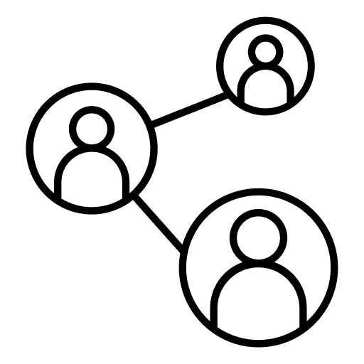 Social distancing social distancing networking people icon