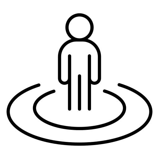 Social distancing social distancing people safety icon