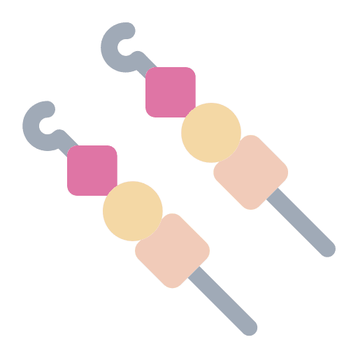 Satay satay skewers meat icon Satay satay skewers meat icon