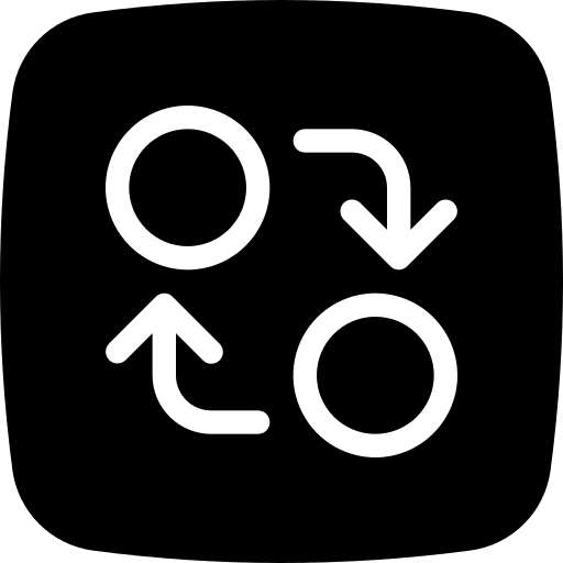 Exchange ui business and finance arrows icon
