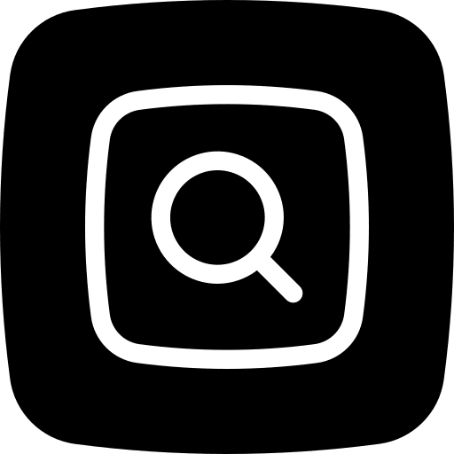 Searching ui magnifying glass button icon