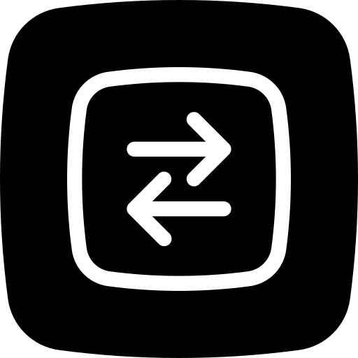 Two arrows direction right arrow button icon