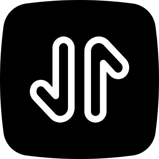 Two arrows ui transfer button icon