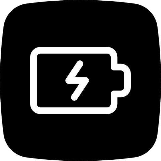 Battery energy charge battery icon