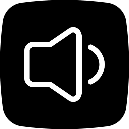 Volume sound speaker button icon