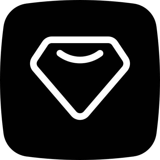 Diamond user interface premium button icon