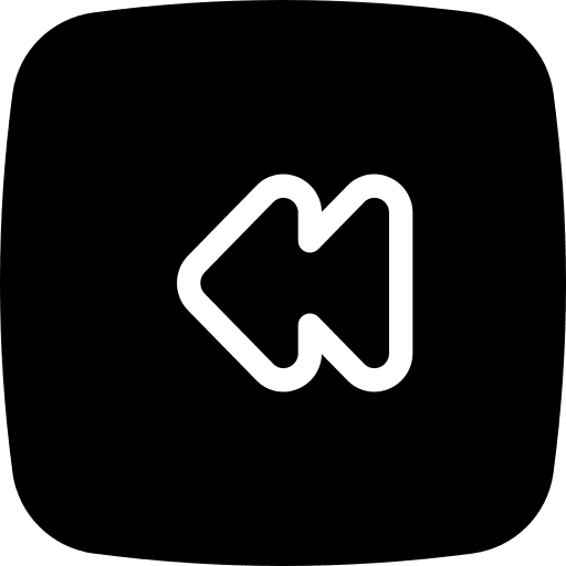 Fast backward fast backward multimedia option arrows icon
