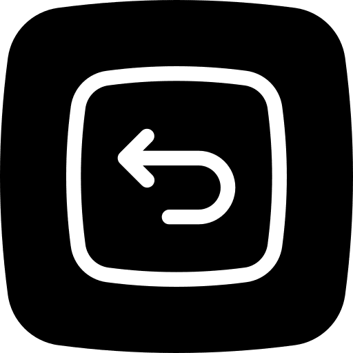 Left arrow user interface turn left direction icon