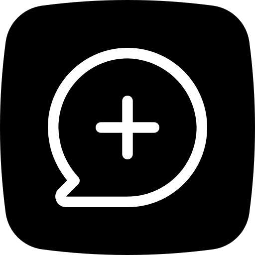Chat add ui communications icon