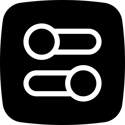 Setting button setting control icon