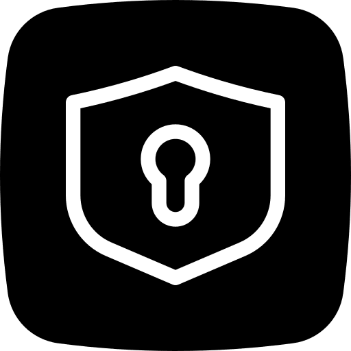 Shield keyhole ui shield icon