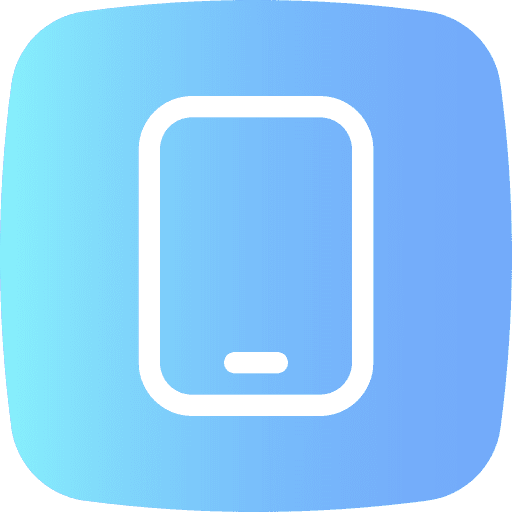 Smartphone ui button smartphone icon